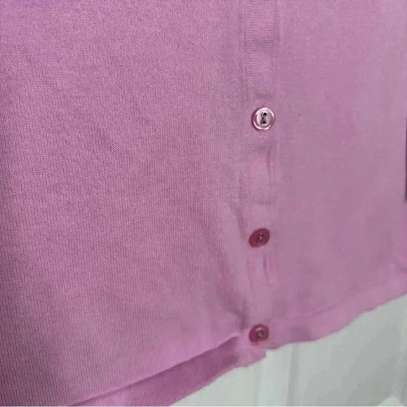 Eddie Bauer Cardigan 3/4 Sleeves  Pink Size Small - Picture 4 of 16